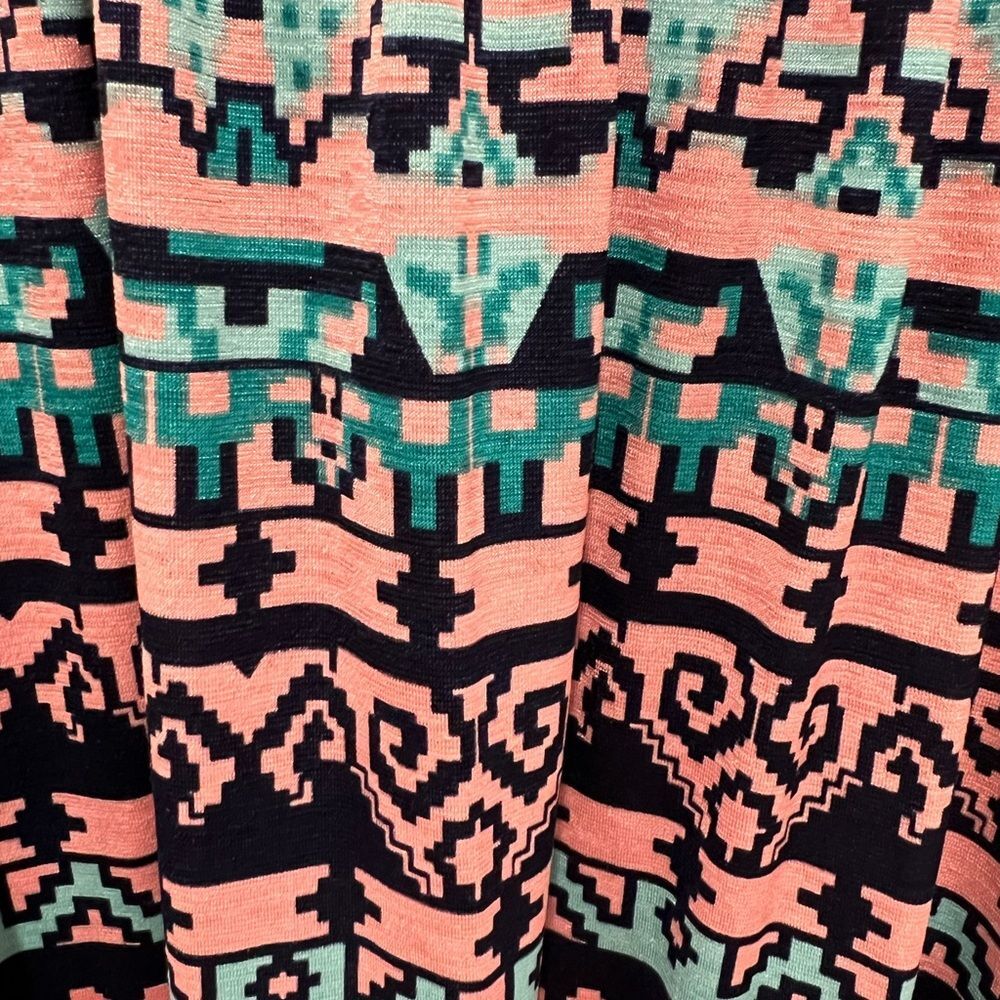 Pinkblush Pink and Blue V-Neck Maternity Sundress Maxi Medium - Picture 2 of 4